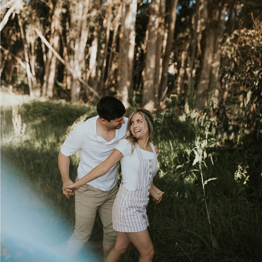 Striped Overall/Romper - Picture 5 of 9